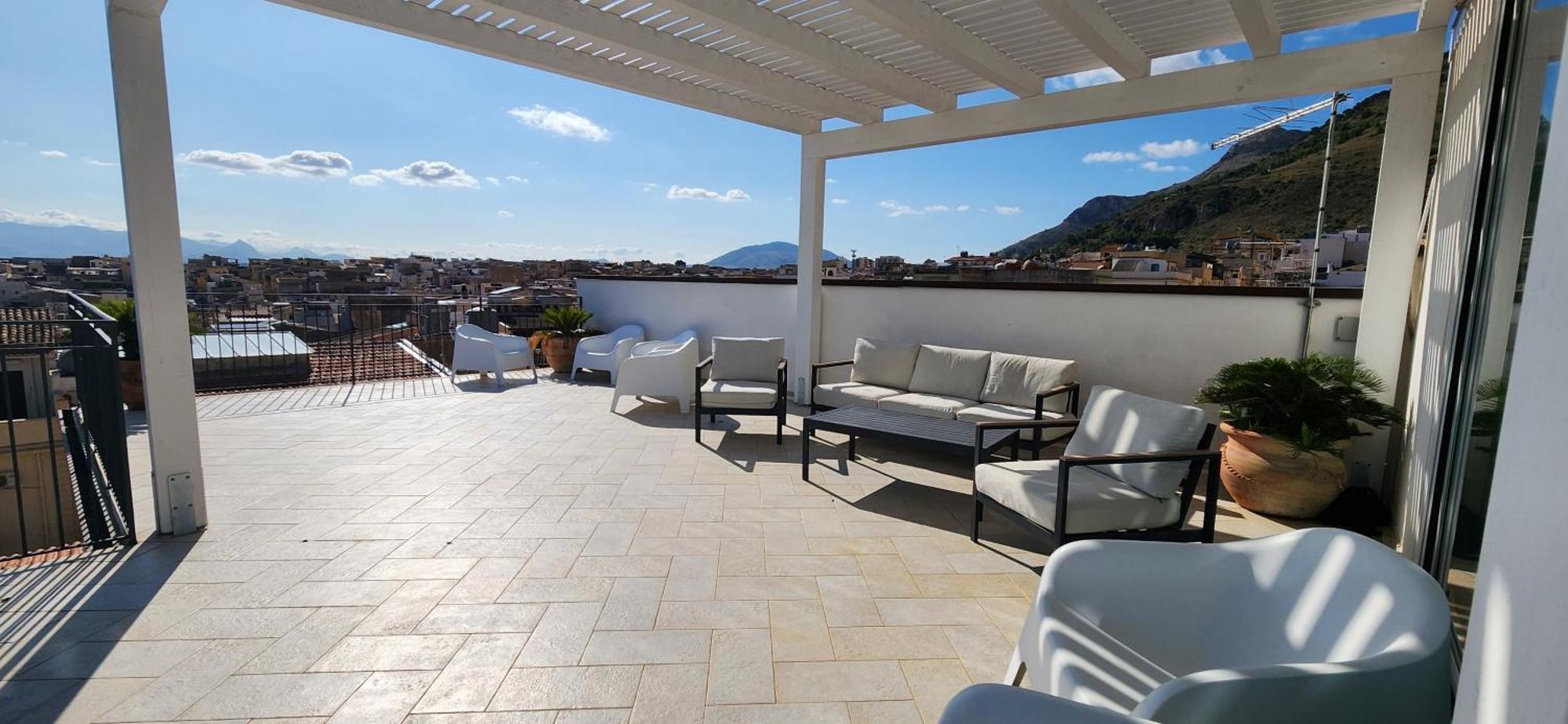 Palazzo Del Golfo Penthouse Appartement Castellammare del Golfo Buitenkant foto